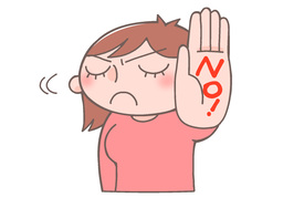 brush offのイラスト